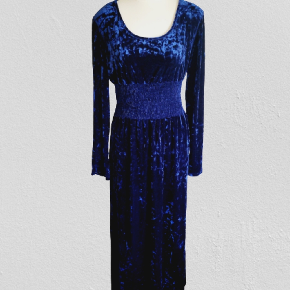 Blushe by Spiegel 90s velvet maxi dress size large